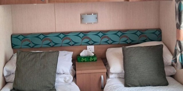 2013 Swift Bordeaux Twin Bedroom